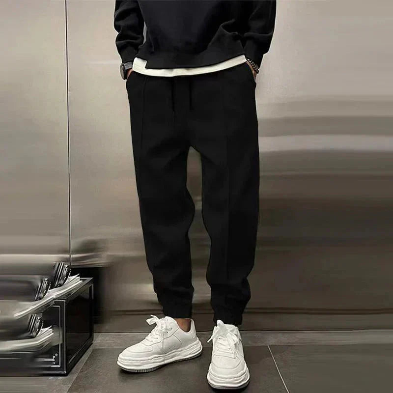 Logan - Men's Modern Relaxed-Fit Jogger Pants with Drawstring