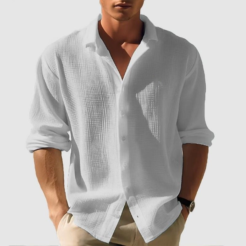 William - Men's Lightweight Button-Up Shirt