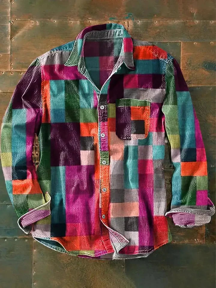 Spencer | Colorful Plaid Shirt