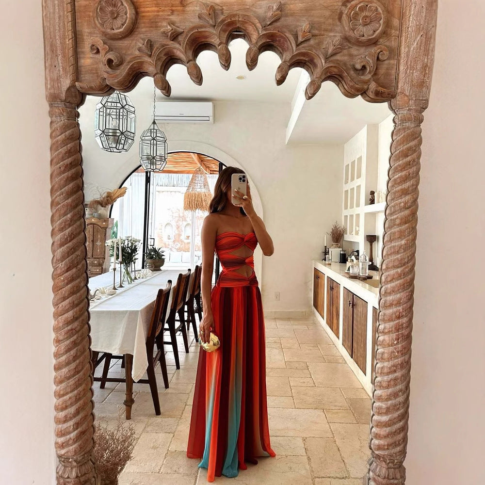 Kairi | Strappy Maxi Dress With Flowing Silhouette for Women