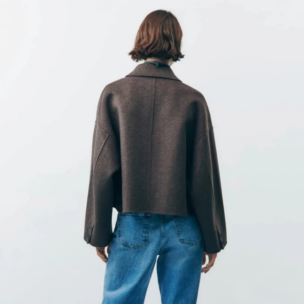 Ethelyn | Oversized Button-Down Winter Coat for Women