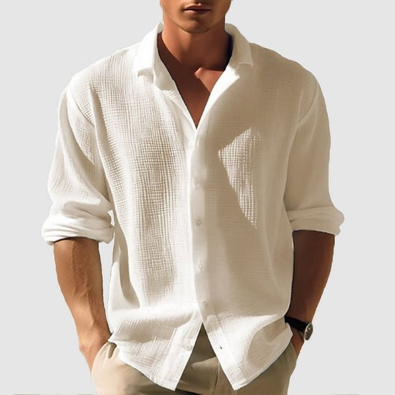 William - Men's Lightweight Button-Up Shirt