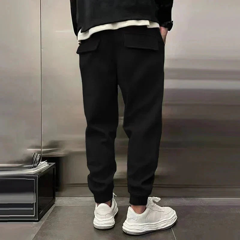 Logan - Men's Modern Relaxed-Fit Jogger Pants with Drawstring