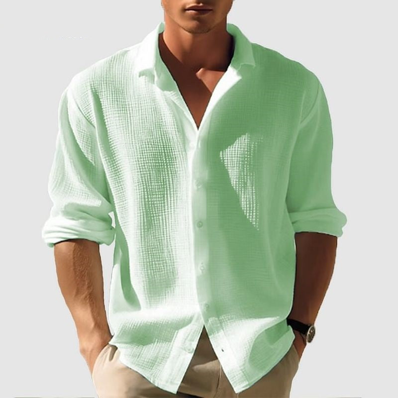 William - Men's Lightweight Button-Up Shirt