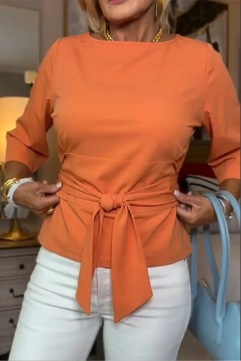 Dara |  Flattering Top With A Tie-Waist Detail