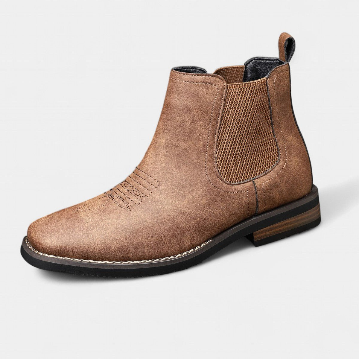 Benjamin | Classic Orthopedic Leather Chelsea Men Boots