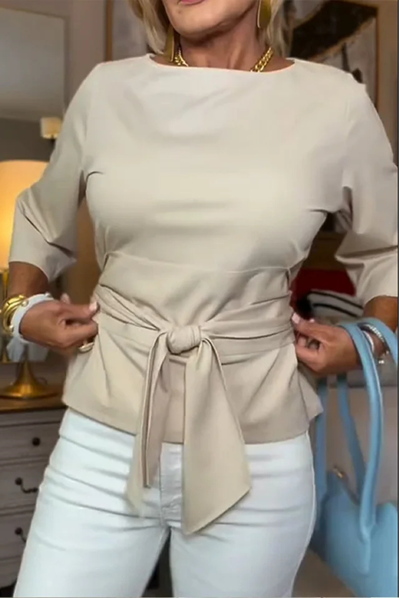 Dara |  Flattering Top With A Tie-Waist Detail