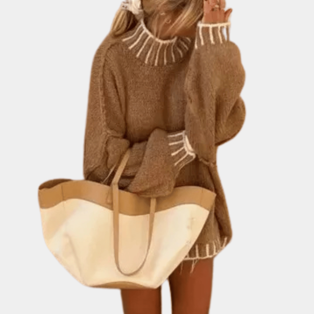 Emilee | Luxurious Summer Turtleneck Sweater for Women