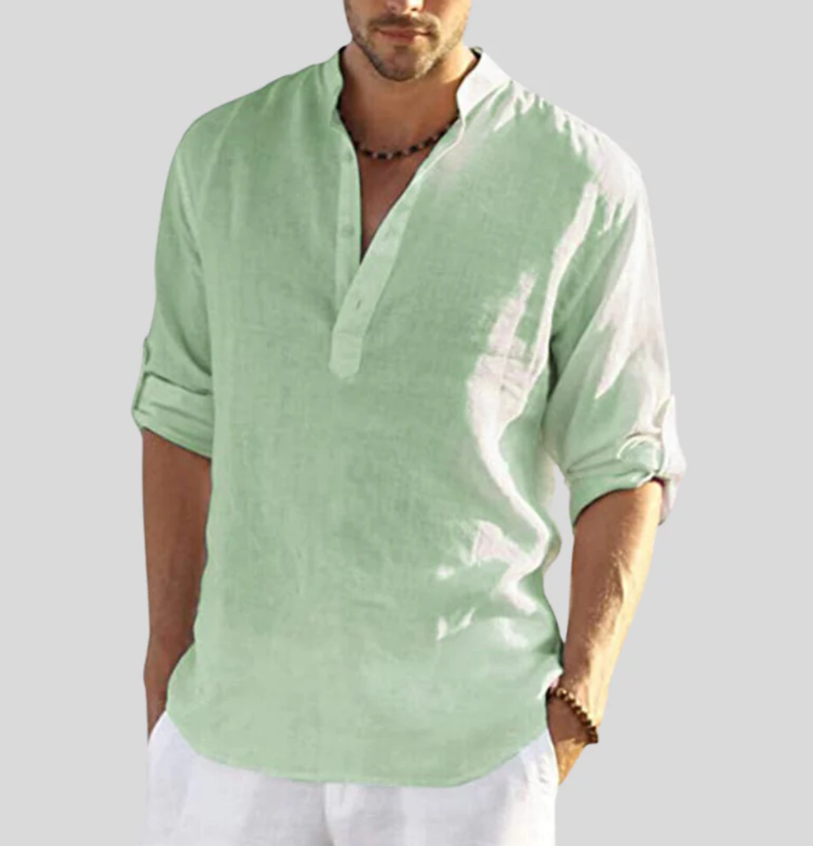 Thomas | Elegant Long-Sleeve Shirt for Men