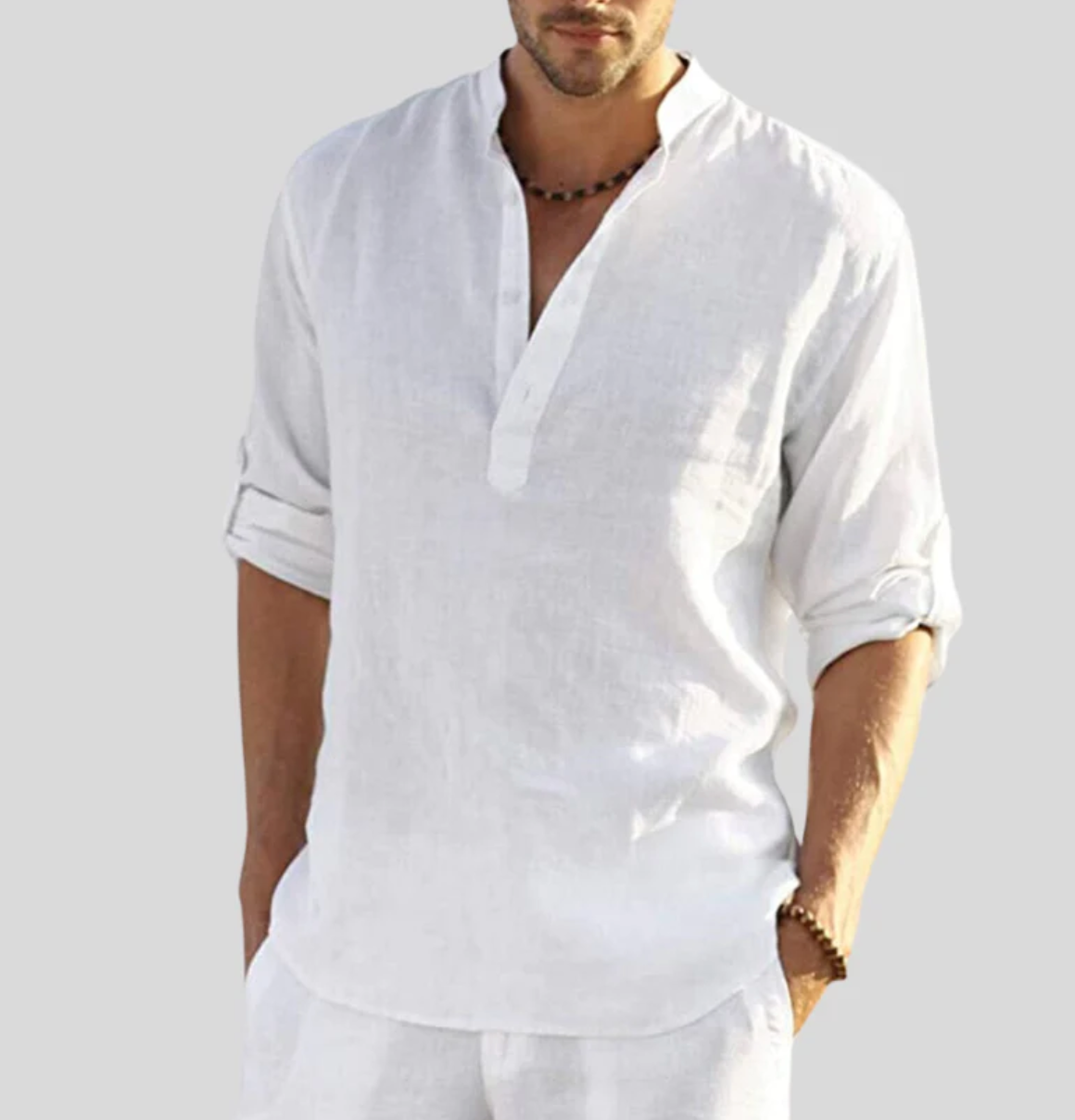 Thomas | Elegant Long-Sleeve Shirt for Men