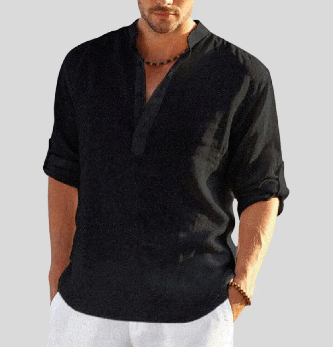 Thomas | Elegant Long-Sleeve Shirt for Men