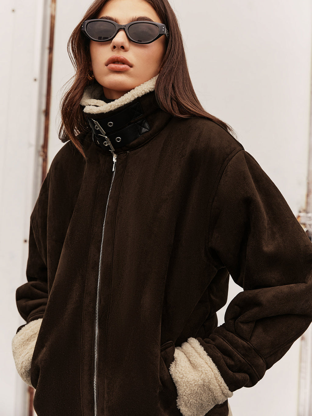 Selene | Vintage Fleece Jacket for Women