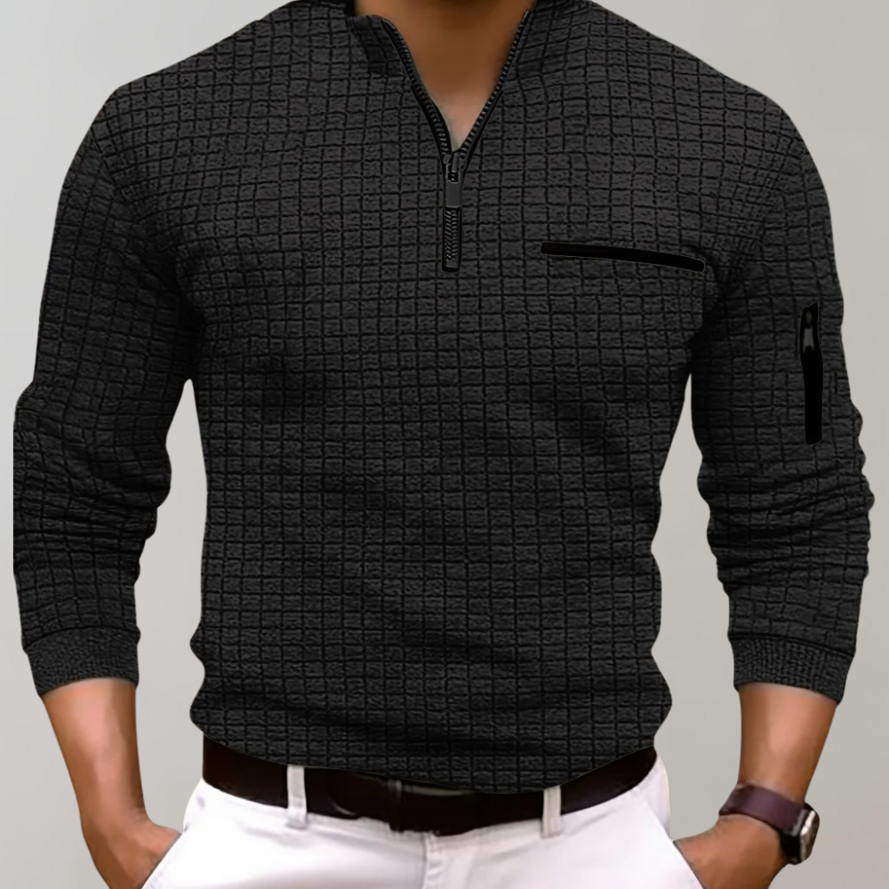 Beard | Long Sleeve Polo Shirt for Men