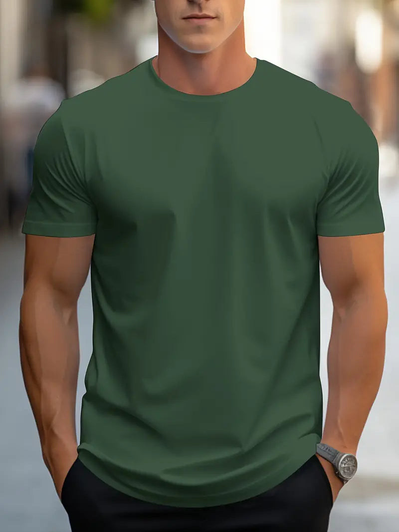 Serge | Classic Crew Neck T-Shirt for Men