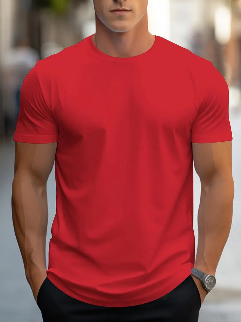 Serge | Classic Crew Neck T-Shirt for Men