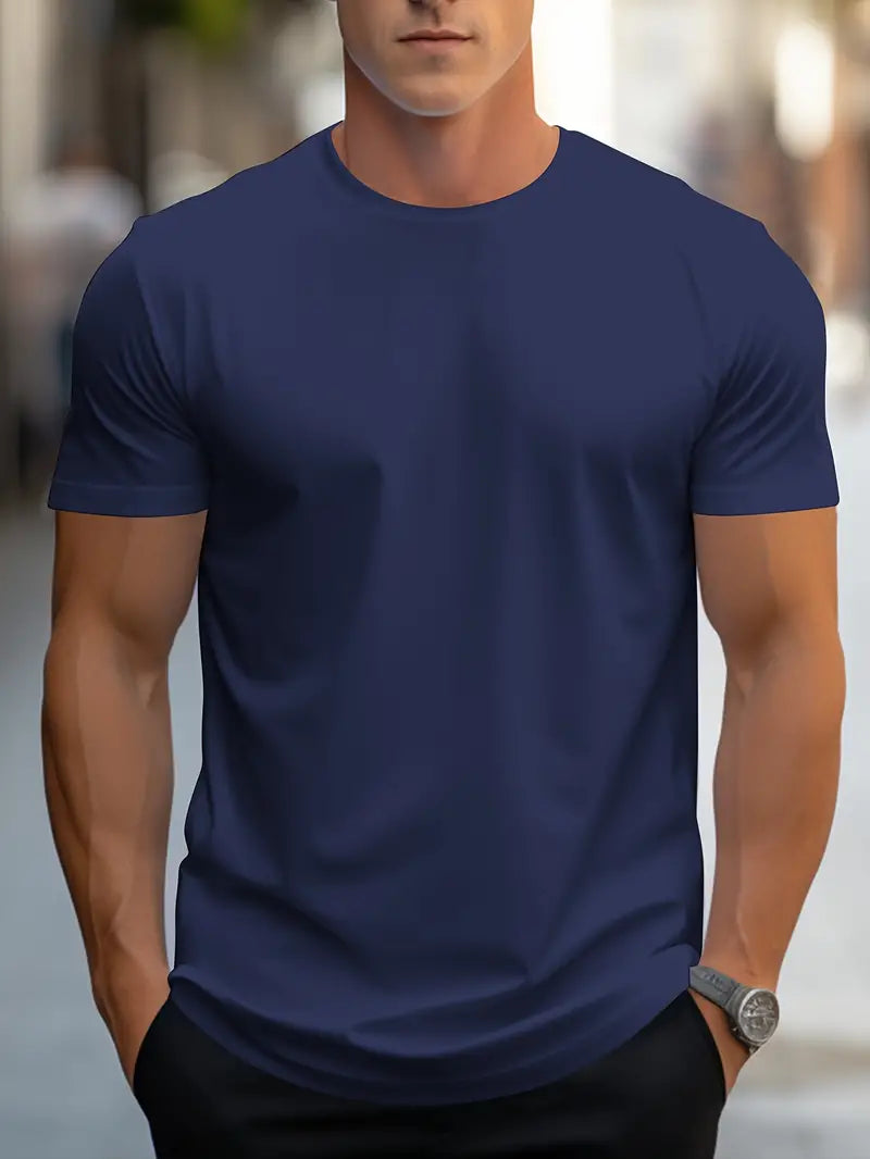 Serge | Classic Crew Neck T-Shirt for Men