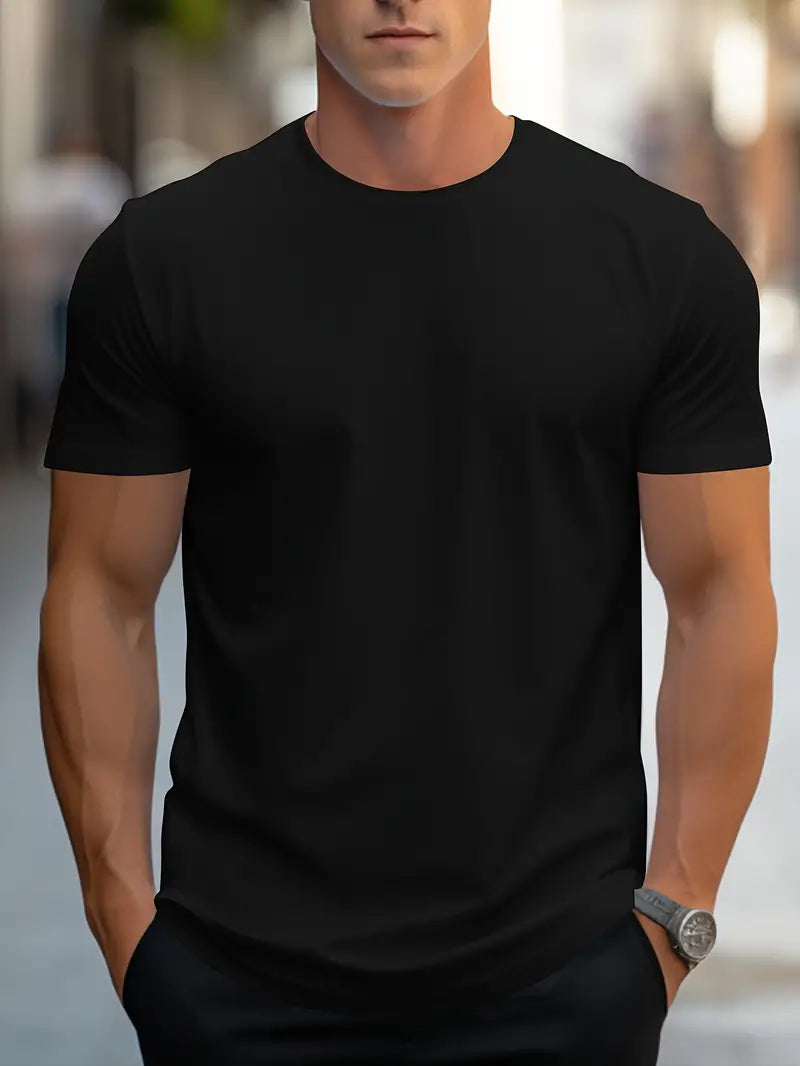 Serge | Classic Crew Neck T-Shirt for Men