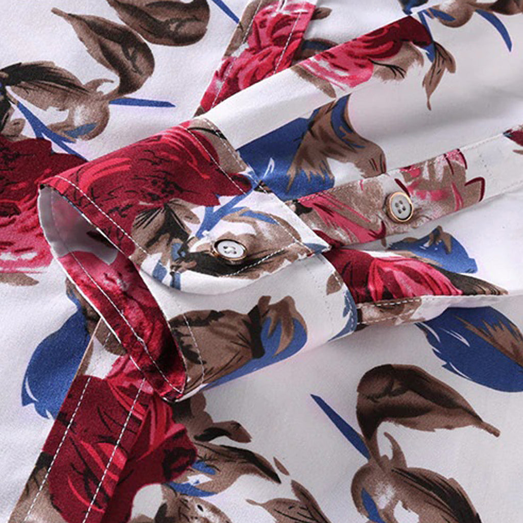 Tevita | Luxury Floral Shirt for Men with Romantic Design