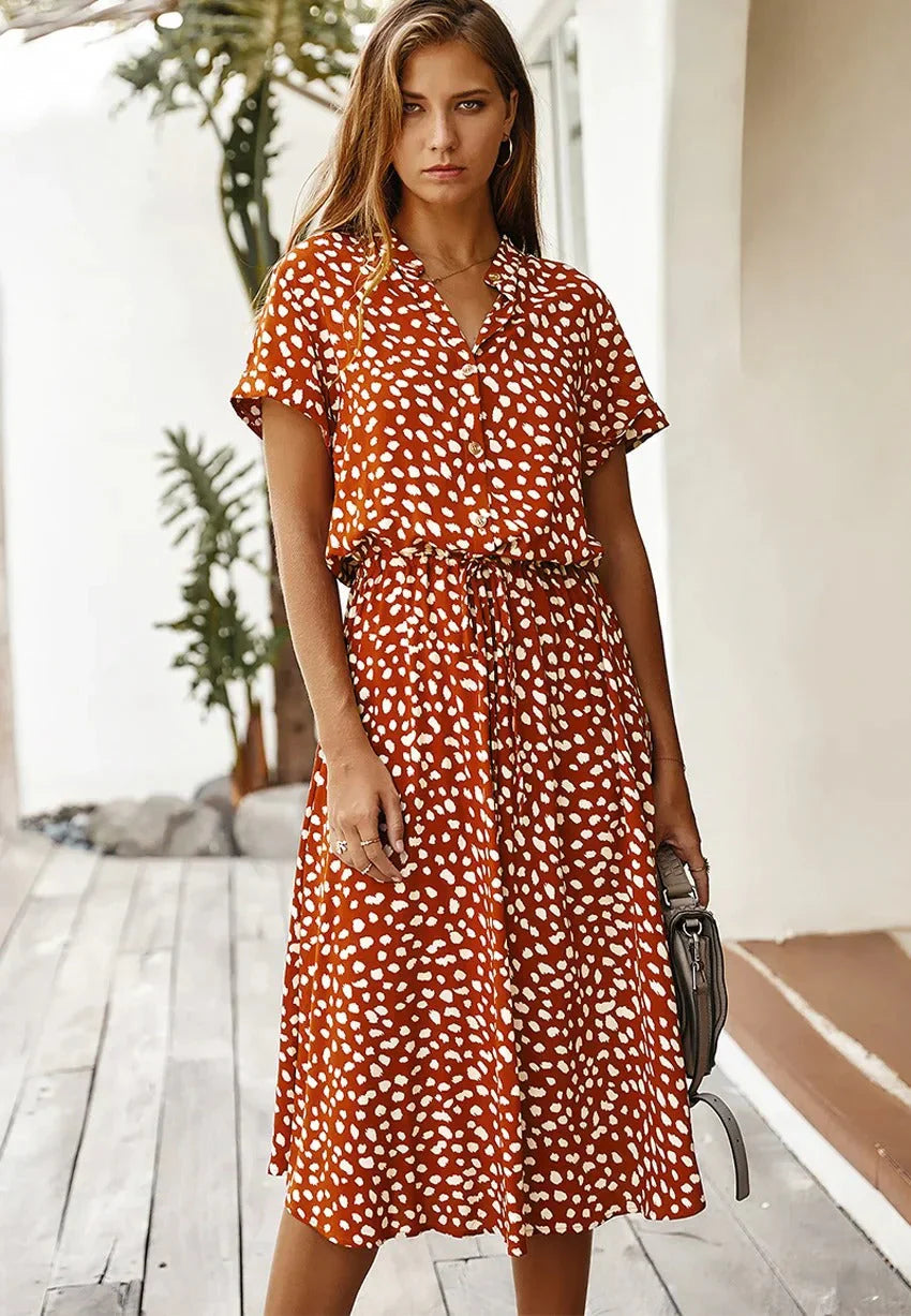 Effortless Casual Shirt Dress for Women