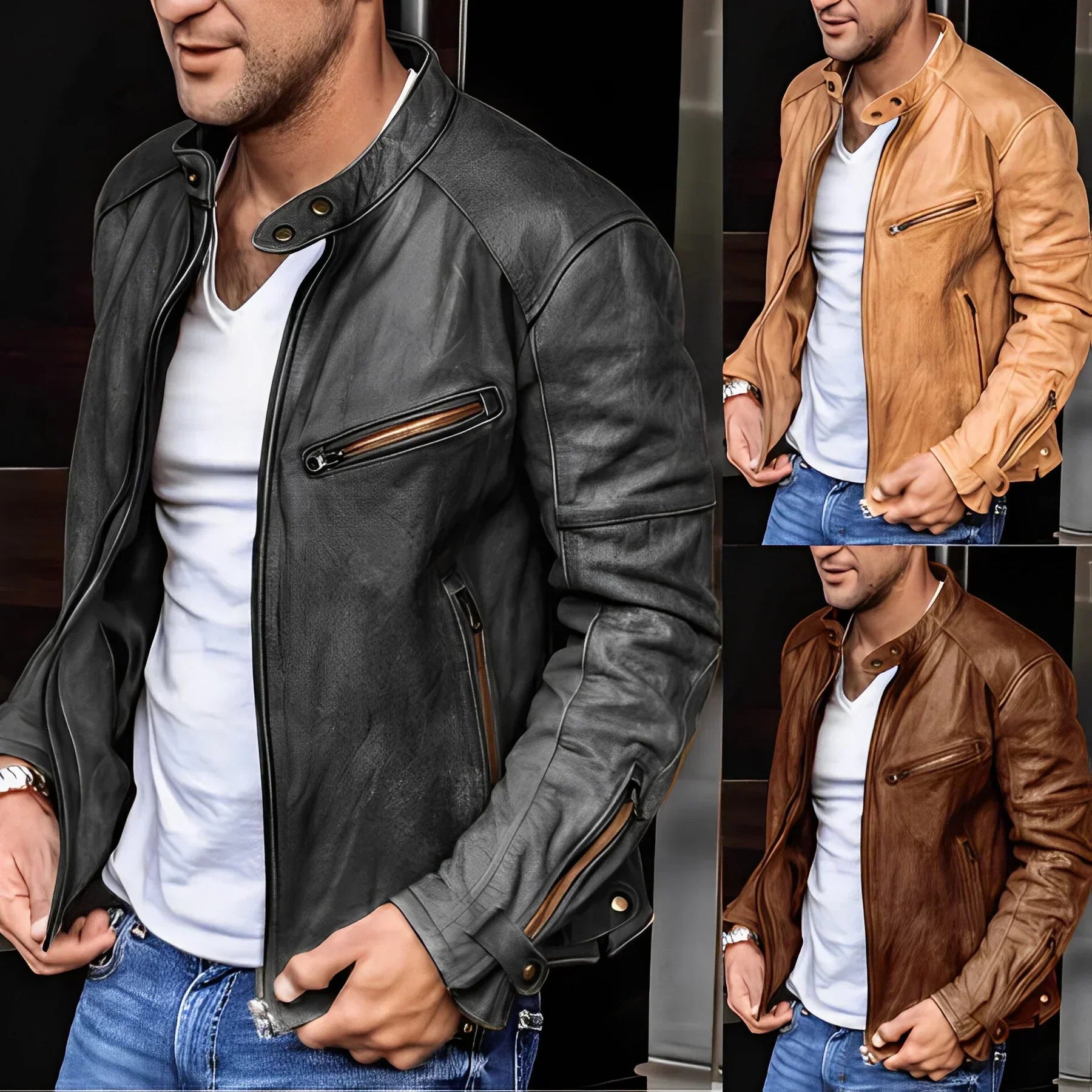 Reef | Waterproof Zip-Front Jacket With Stylish Design for Men