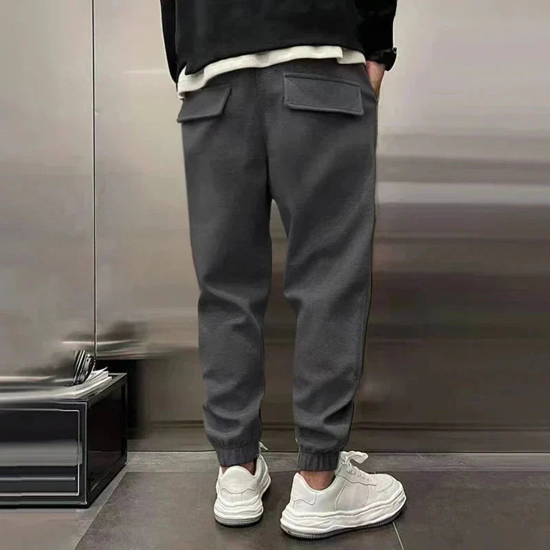 Logan - Men's Modern Relaxed-Fit Jogger Pants with Drawstring
