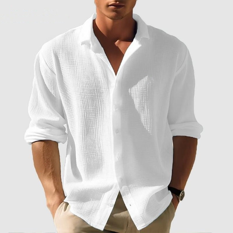 William - Men's Lightweight Button-Up Shirt