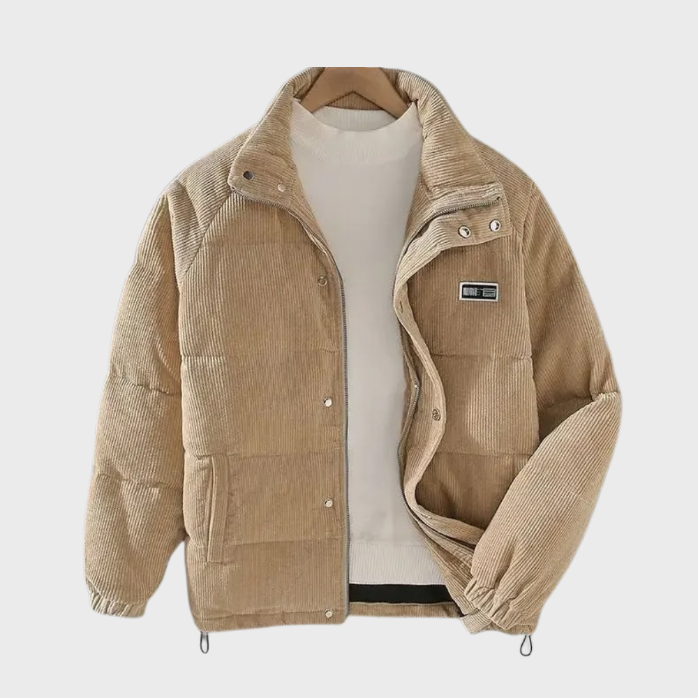 Franco | Short Puffer Jacket with Trendy Design for Men