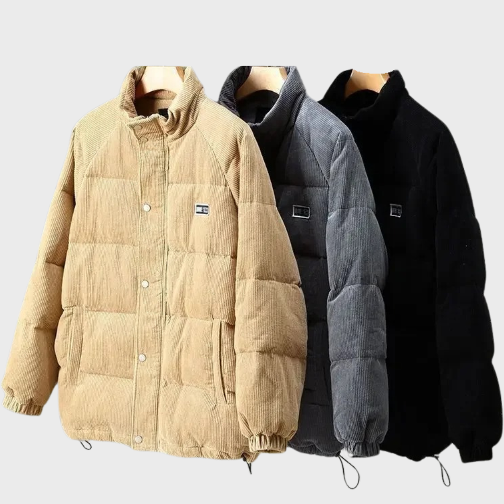 Franco | Short Puffer Jacket with Trendy Design for Men