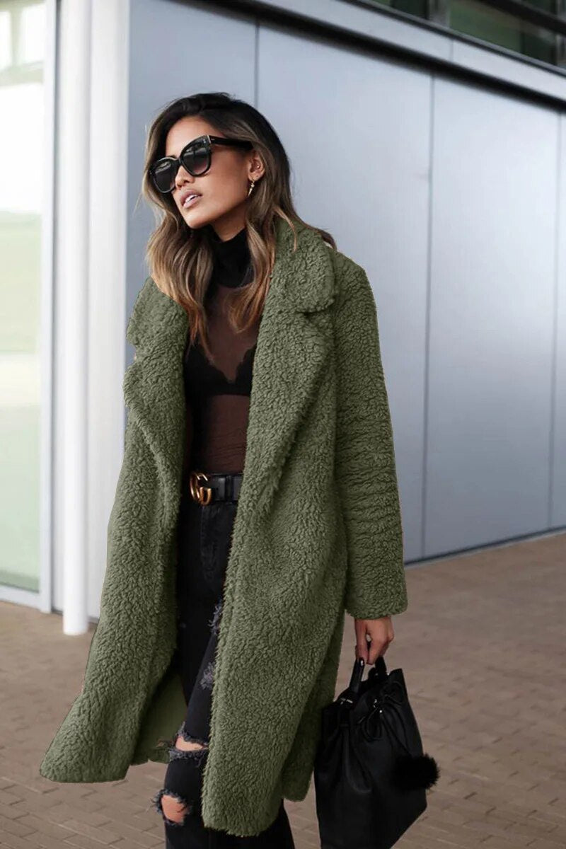Mirantha | Long Fleece Jacket for Women