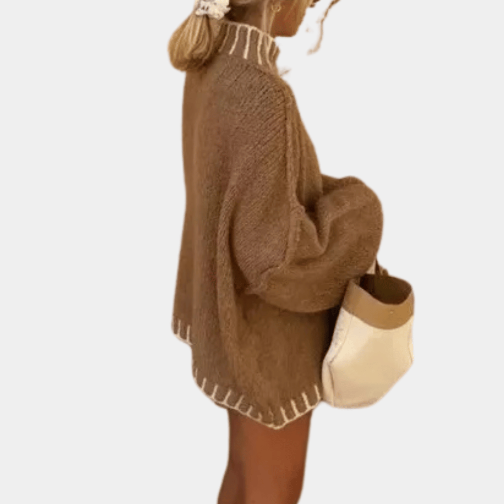 Emilee | Luxurious Summer Turtleneck Sweater for Women