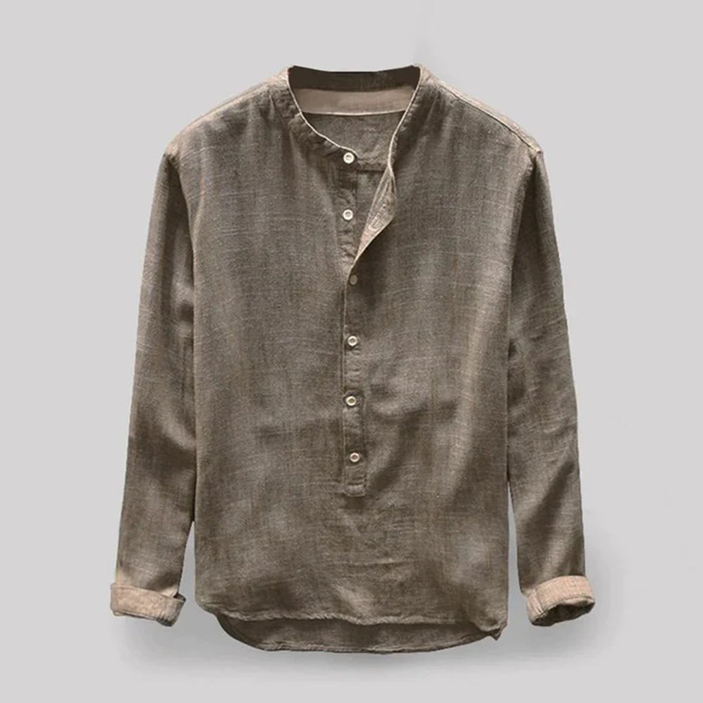 Hannes | Men's Breathable Slim-Fit Long Sleeve Shirt