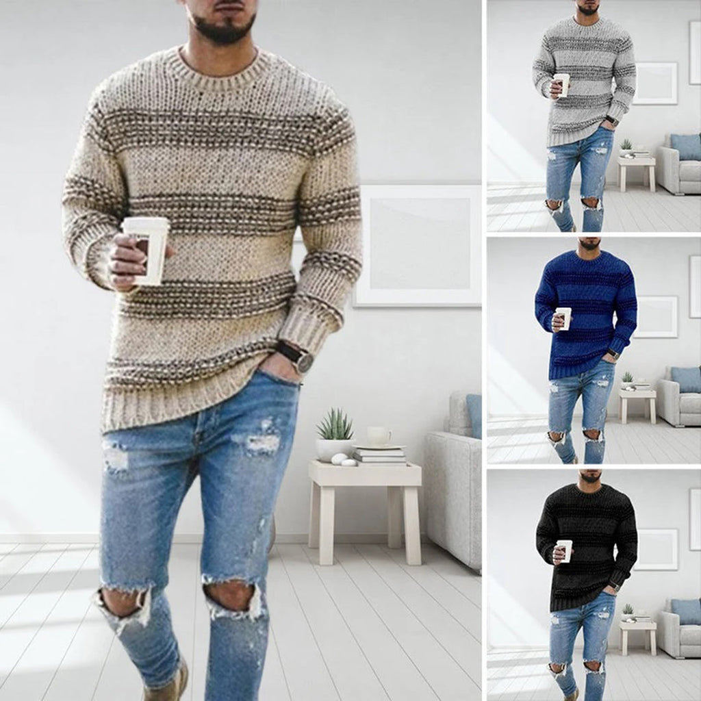 Landyn | Chunky Knitted Norwegian Sweater for Men