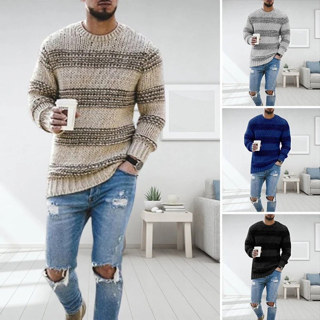 Landyn | Chunky Knitted Norwegian Sweater for Men