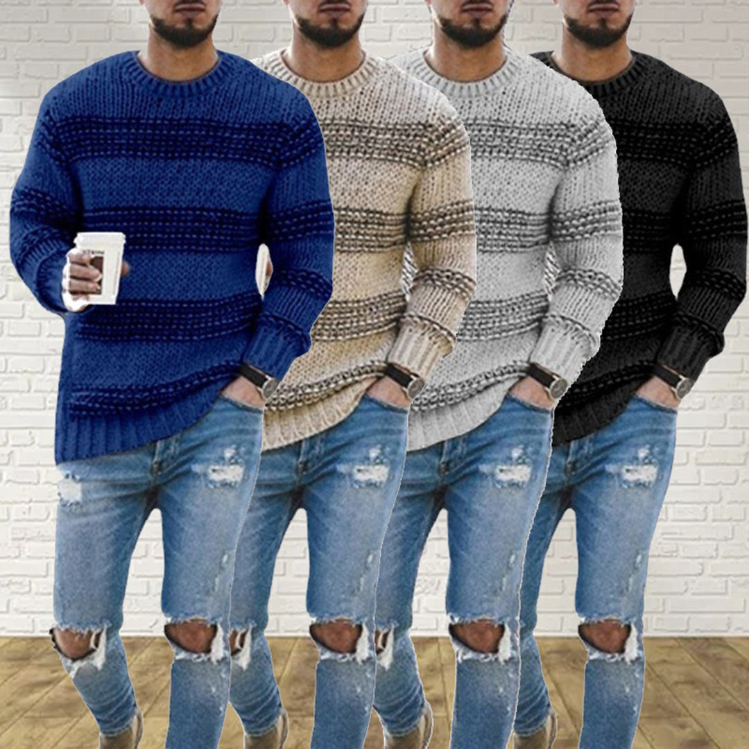 Landyn | Chunky Knitted Norwegian Sweater for Men