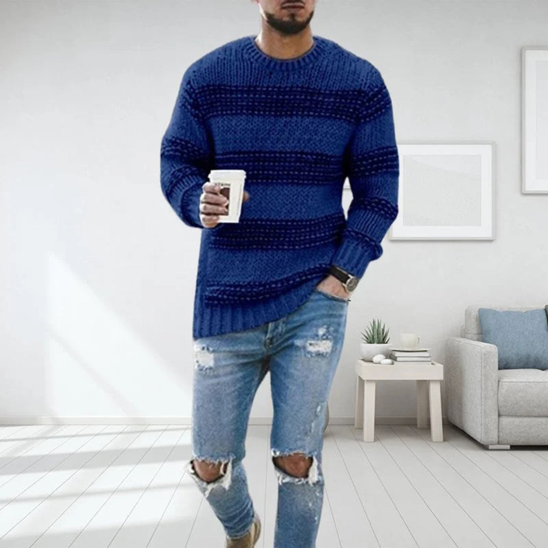 Landyn | Chunky Knitted Norwegian Sweater for Men
