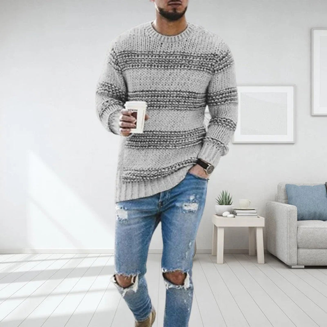 Aero | Chunky Knit Sweater with Timeless Design for Men