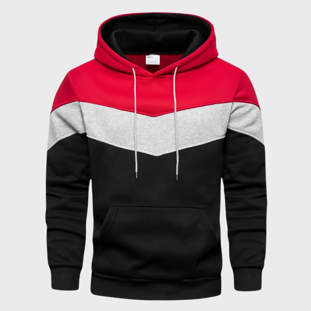 Leandro | Patchwork Hooded With Casual Style For Men