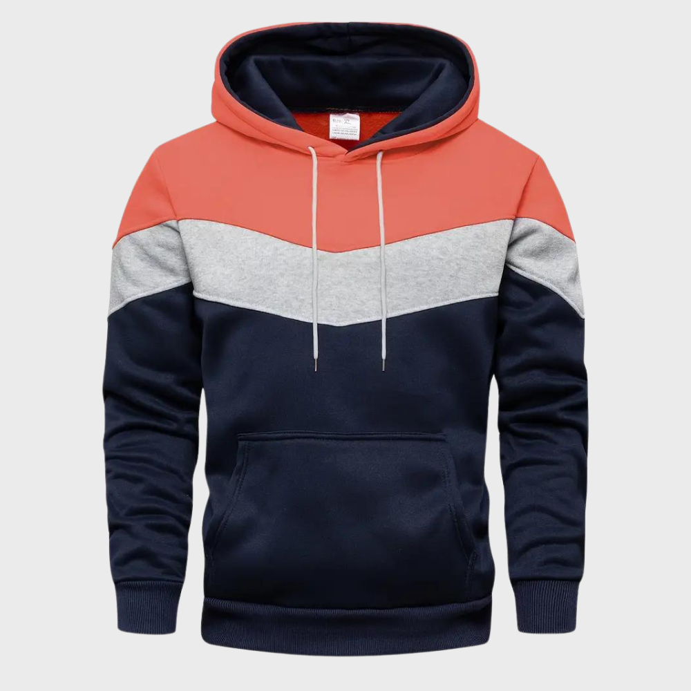 Leandro | Patchwork Hooded With Casual Style For Men