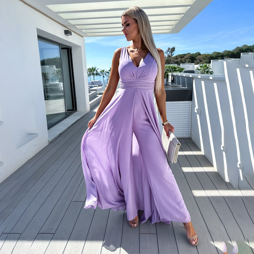 Drina | Jumpsuit with belted waist for Women