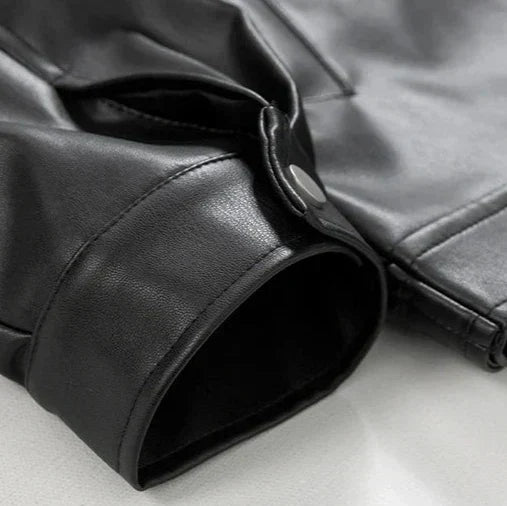 Gavin | Men’s Streetwear Oversized Leather  Bomber Jacket