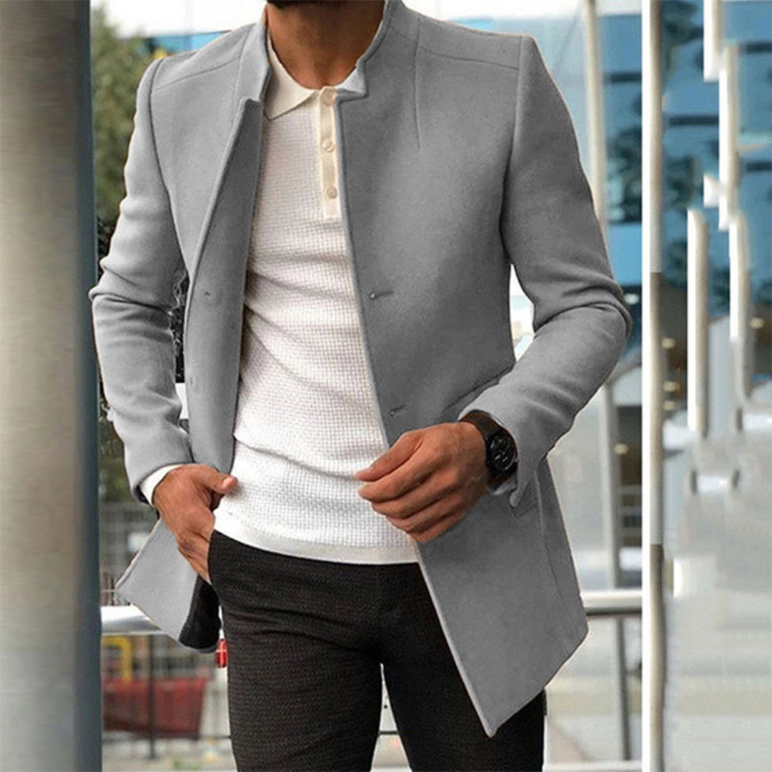 Sebastian | Long Formal Coat with Weatherproof Elegance for Men