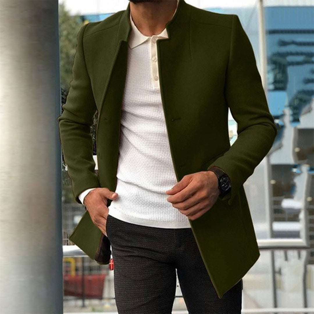 Sebastian | Long Formal Coat with Weatherproof Elegance for Men