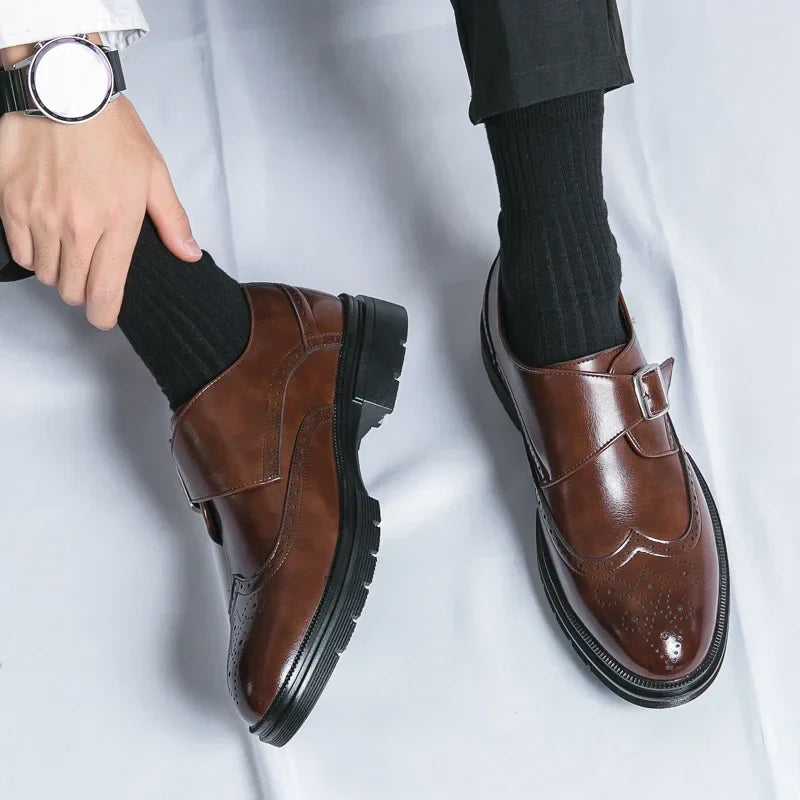 Preston |Sarto Buckle Dress Shoes
