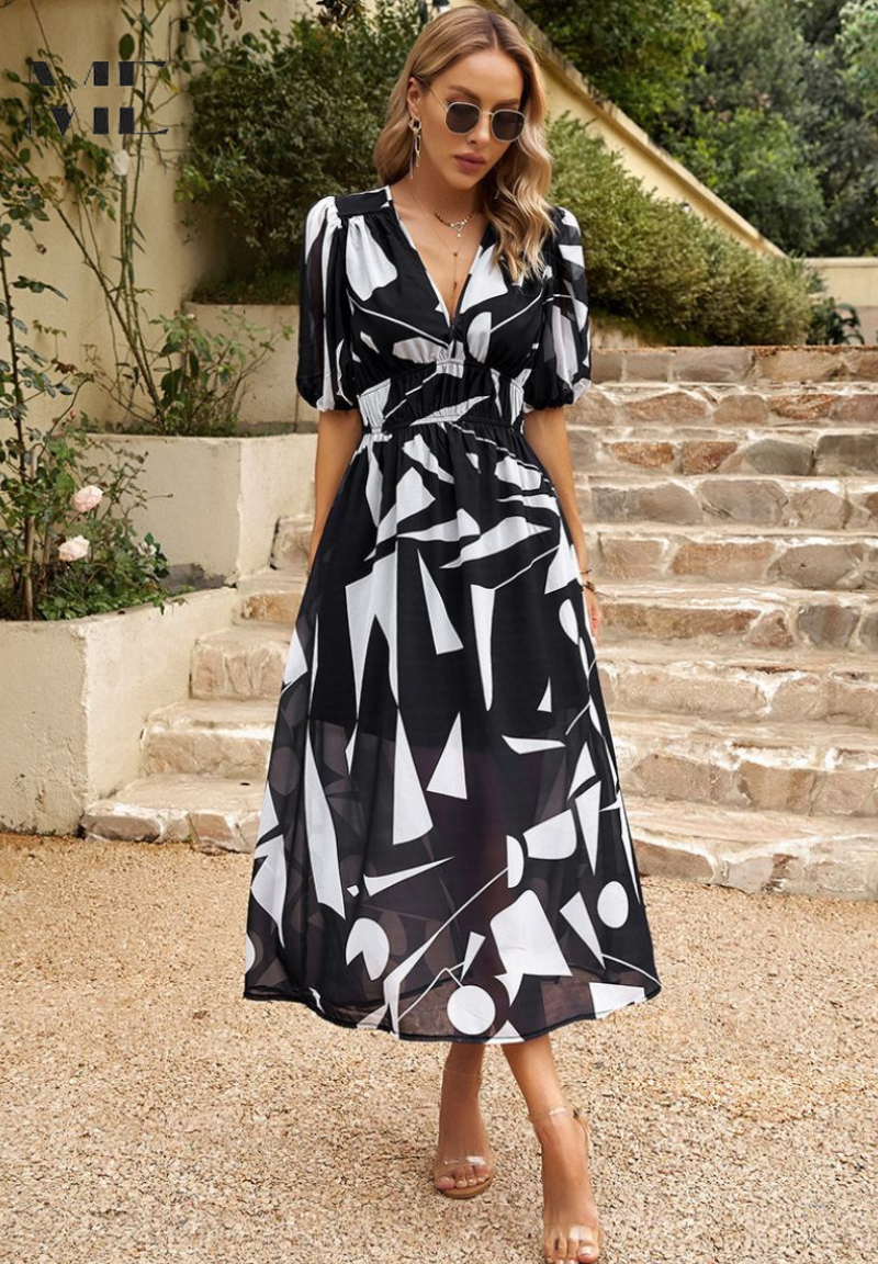 Holly | Midi Dress With Luxe Timeless Design for Women