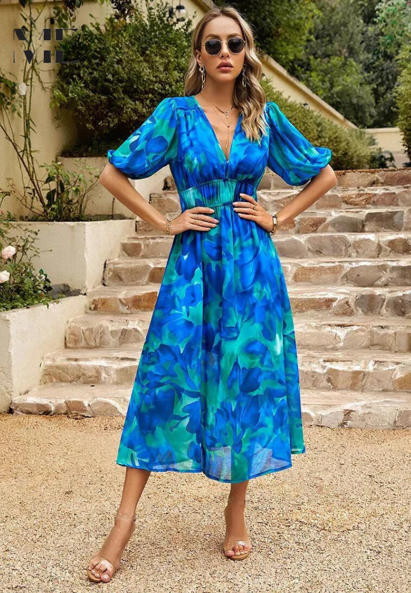 Holly | Midi Dress With Luxe Timeless Design for Women