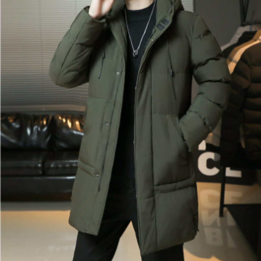 Tru | Long Winter Down Jacket for Men