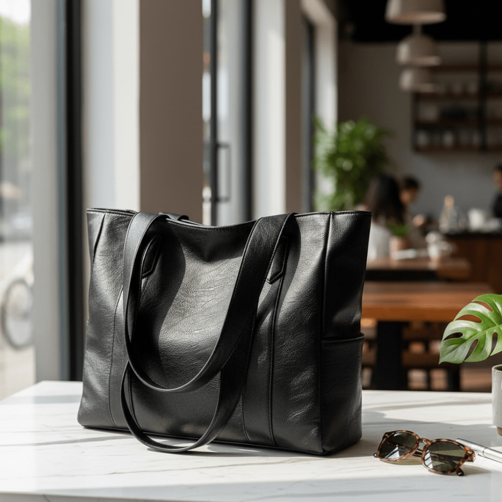 VELENTHA – Damen-Schultertasche aus Leder mit Vintage-Chic und weicher Textur 0