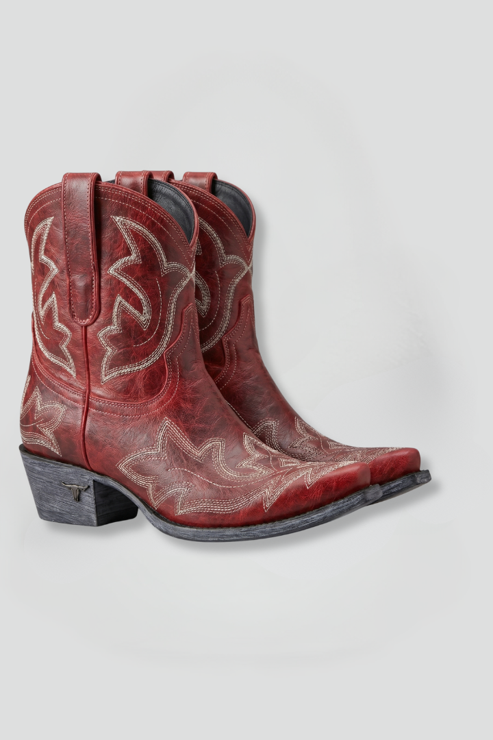 Sierra | Women's Boots With Embroidered Detailing For All-Season Wear