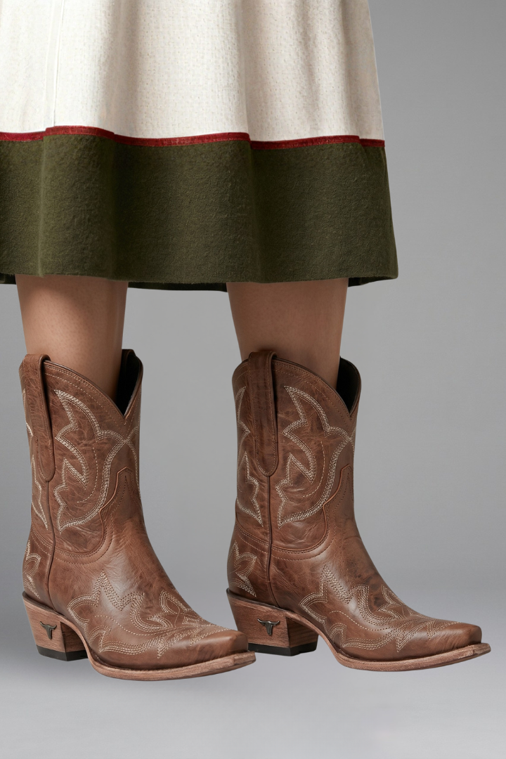 Sierra | Women's Boots With Embroidered Detailing For All-Season Wear