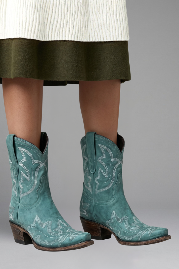 Sierra | Women's Boots With Embroidered Detailing For All-Season Wear